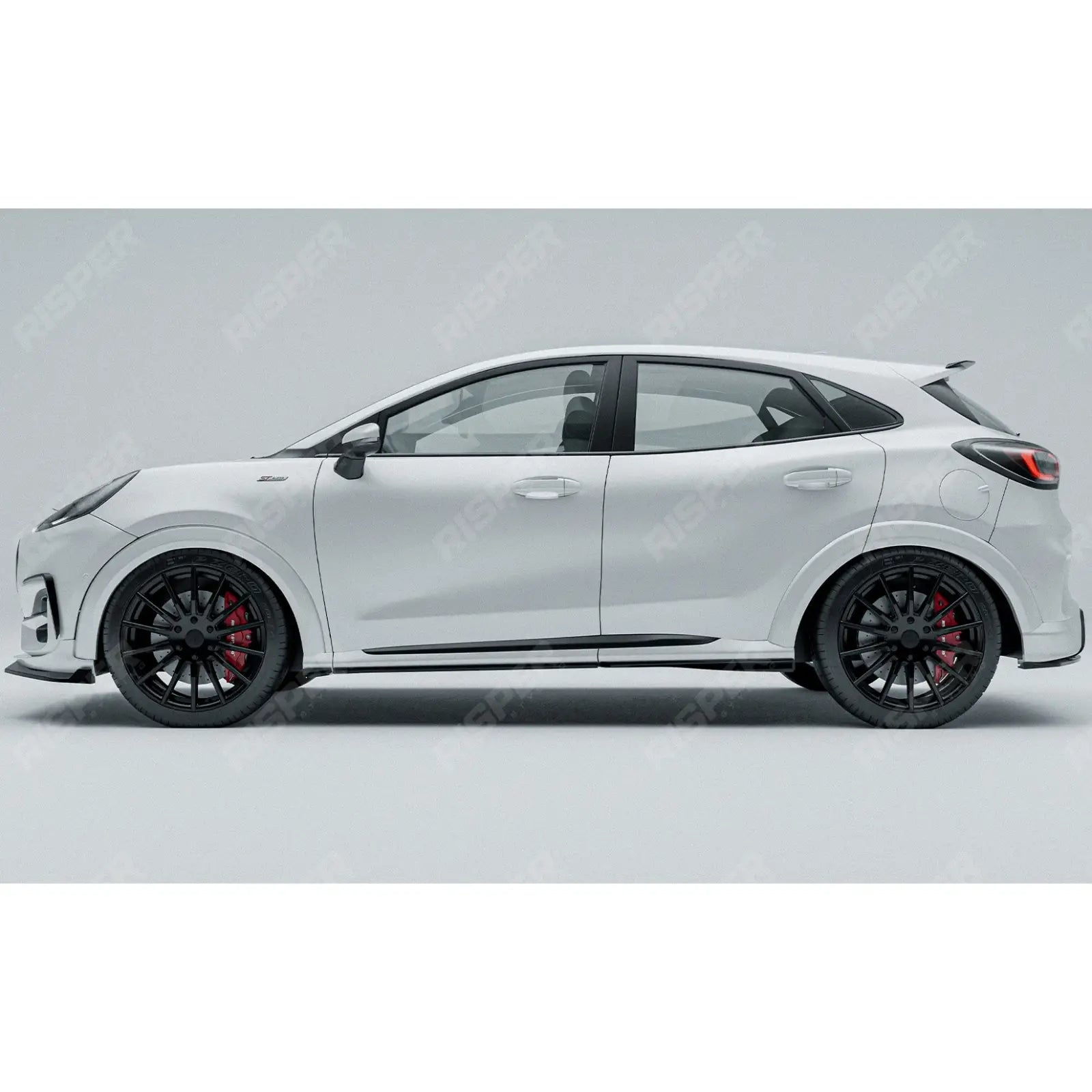 Side Skirt Splitters In Gloss Black For Ford Puma ST Line & ST Line X 2019+