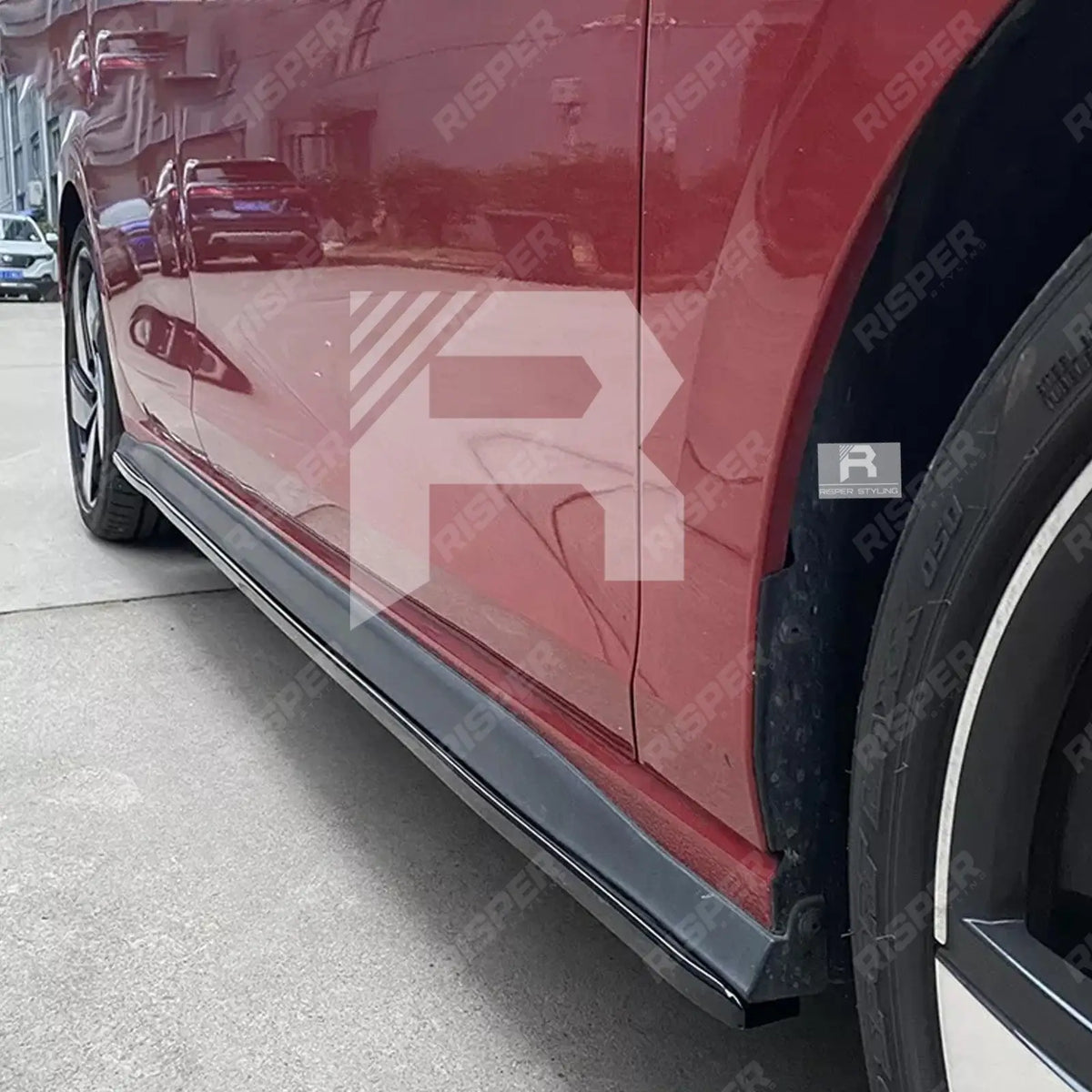 Side Skirt Splitters In Gloss Black For Volkswagen Golf MK8 GTI/R 2020+