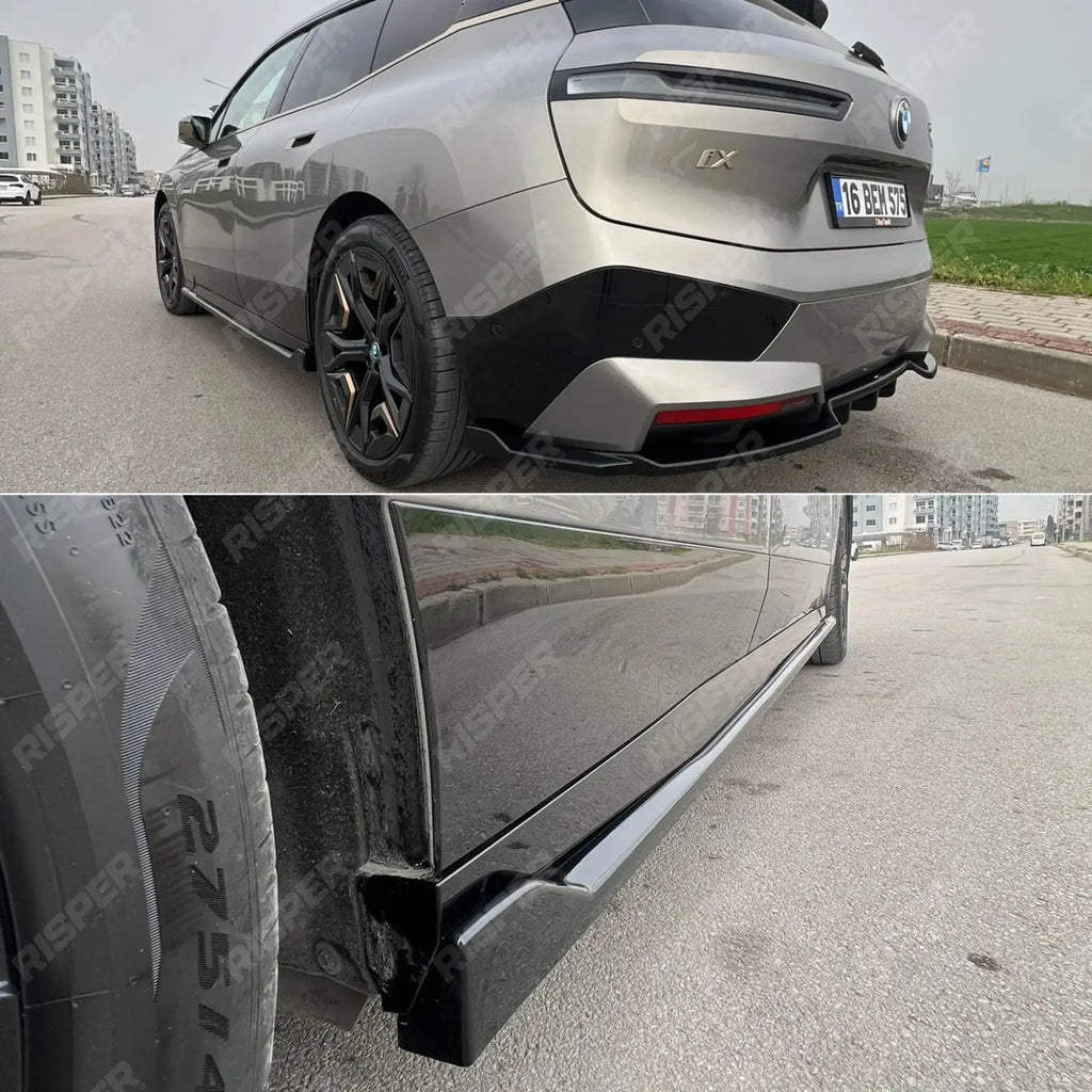 Side Skirt Splitters Pair For Bmw IX M Sport I20 2021+