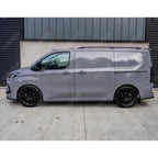 Side Skirt Splitters V2 In Gloss Black For Ford Transit Custom LWB MK2 2024 on