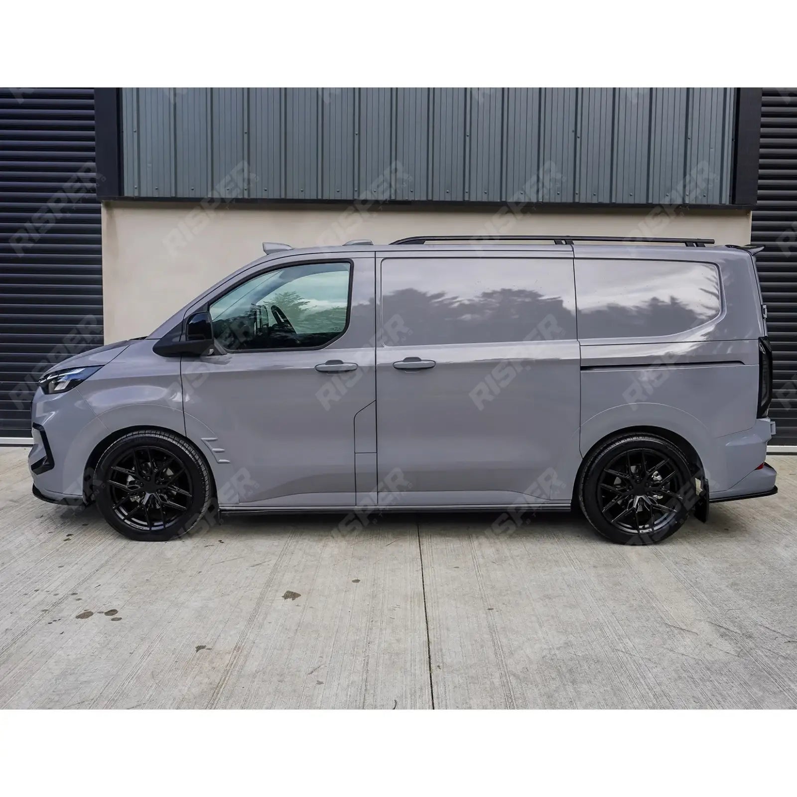 Side Skirt Splitters V2 In Gloss Black For Ford Transit Custom LWB MK2 2024 on