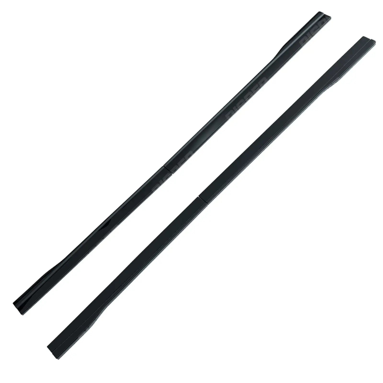 Side Skirt Splitters V2 In Gloss Black For Ford Transit Custom LWB MK2 2024 on