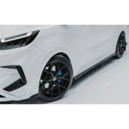 Side Skirt Splitters V2 In Gloss Black For Ford Transit Custom LWB MK2 2024 on