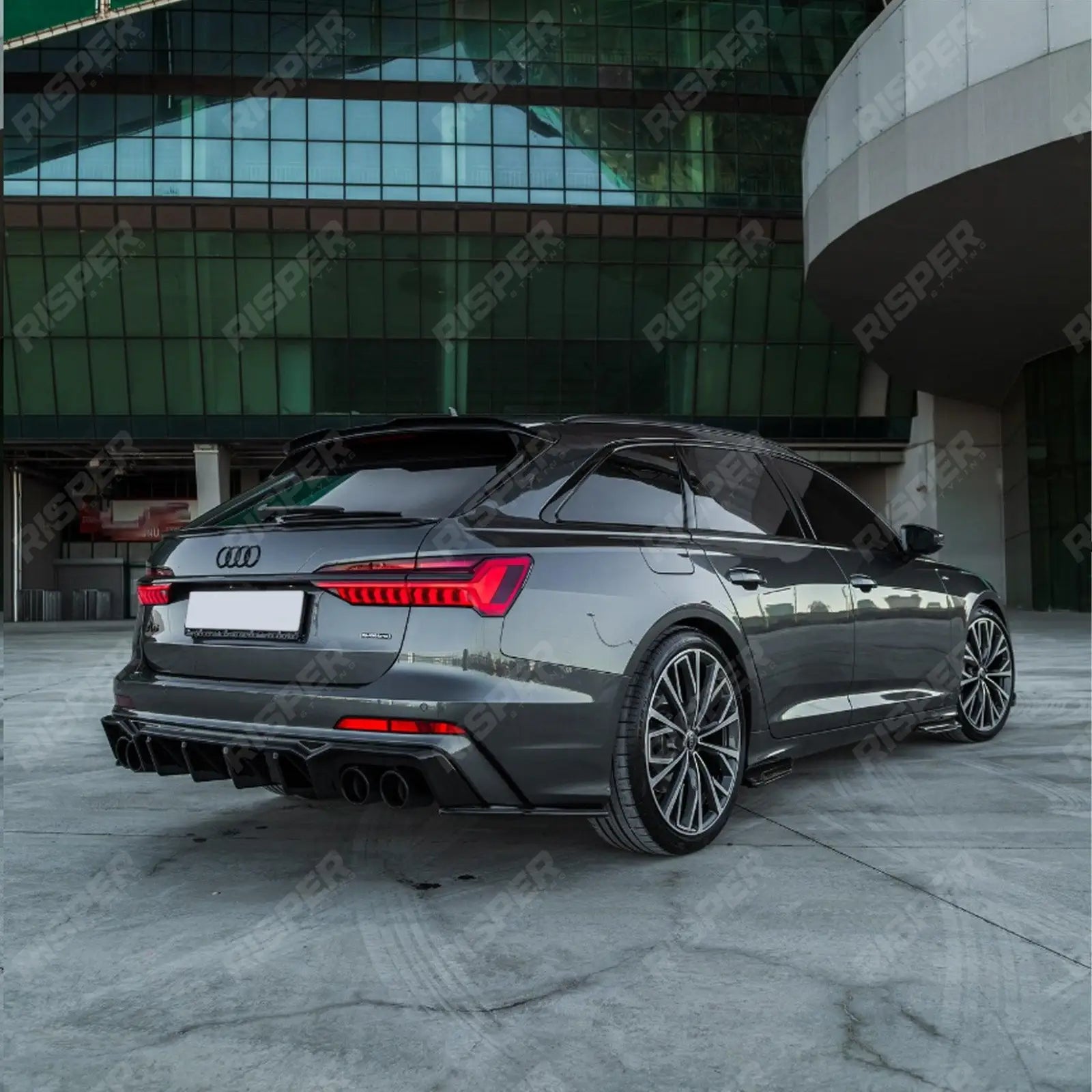 Side Skirts (2PCS) For Audi S6 C8 (Sedan-Avant) 2019+ / Audi A6 C8 S-Line (Sedan-Avant) 2019+