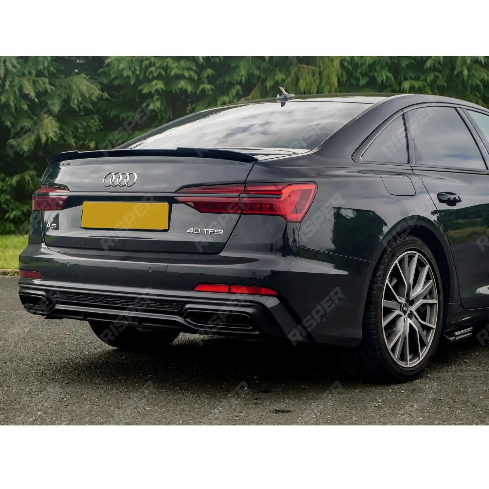 Side Skirts (2PCS) For Audi S6 C8 (Sedan-Avant) 2019+ / Audi A6 C8 S-Line (Sedan-Avant) 2019+