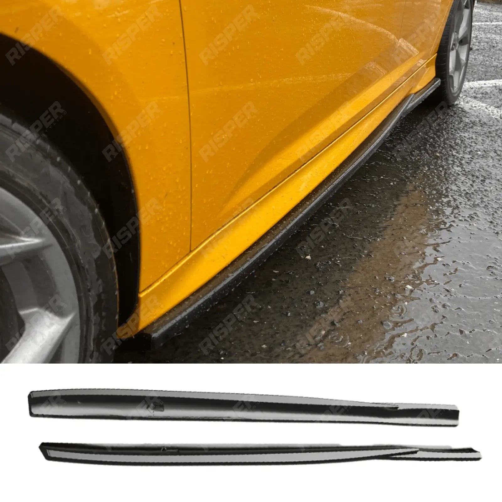 Side Skirts (2PCS) For Ford Focus ST MK3 Hatchback 2010-2014 - Side Skirts / Ford Focus ST MK3 Facelift 2015-2018