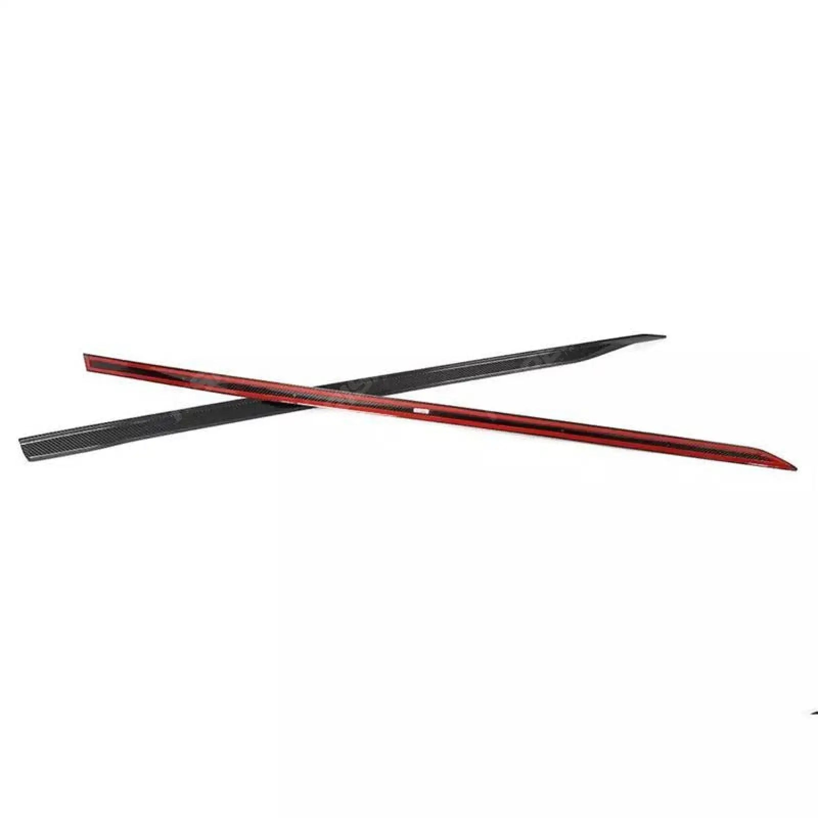 Side Skirts In Carbon Look For Bmw 5 Series G60 2024 On - M Sport