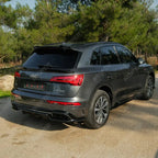 Side Skirts In Gloss Black (2 Pcs) For Audi SQ5 / Q5 S-Line Mk2 Facelift 2020-2024