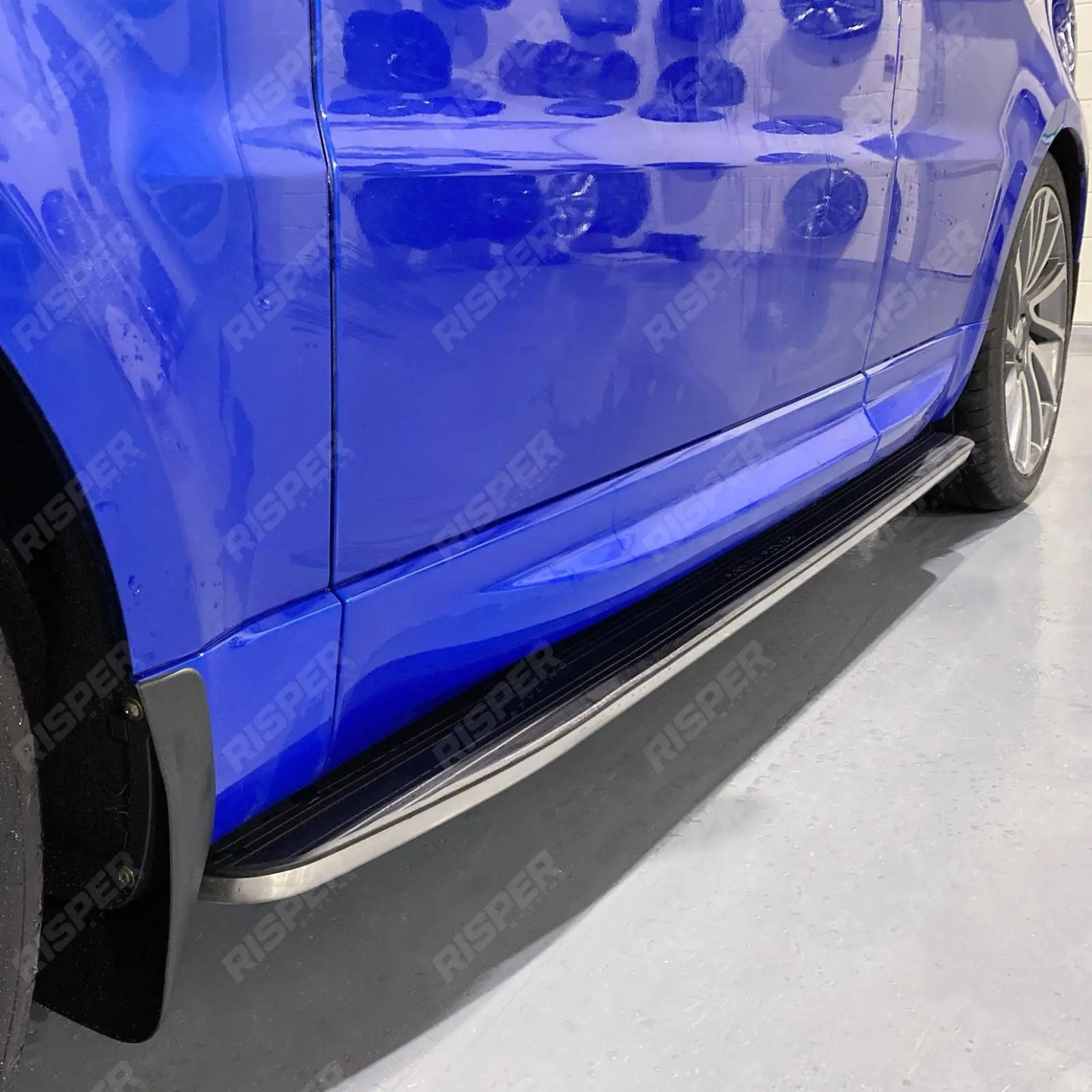 Side Steps Running Boards Silver & Black For Range Rover Sport / Vogue / 2013 On