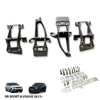 Side Steps Running Boards Silver & Black For Range Rover Sport / Vogue / 2013 On