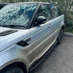 Side Steps Running Boards Silver & Black For Range Rover Sport / Vogue / 2013 On