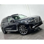 Side Steps Silver & Black For BMW X7 G07 2018 on