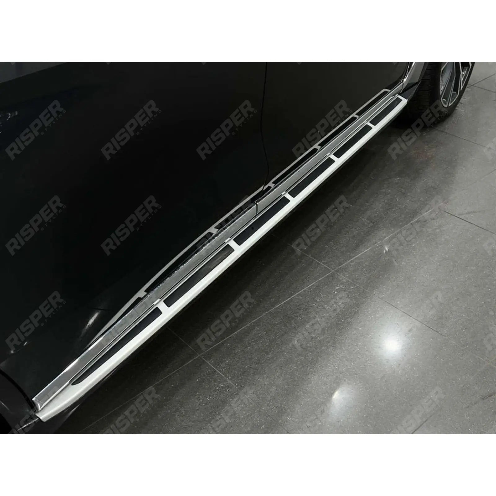 Side Steps Silver & Black For BMW X7 G07 2018 on