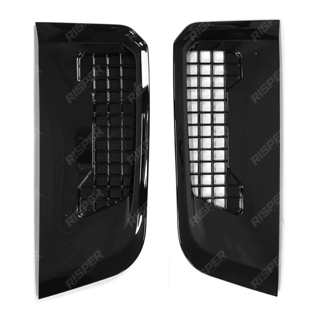 Side Vents in Gloss Black For Land Rover Defender L663 90 / 110 / 130 2020 Onward