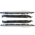 Silver Side Step Running Boards For Mercedes GLC 2023 Onwards