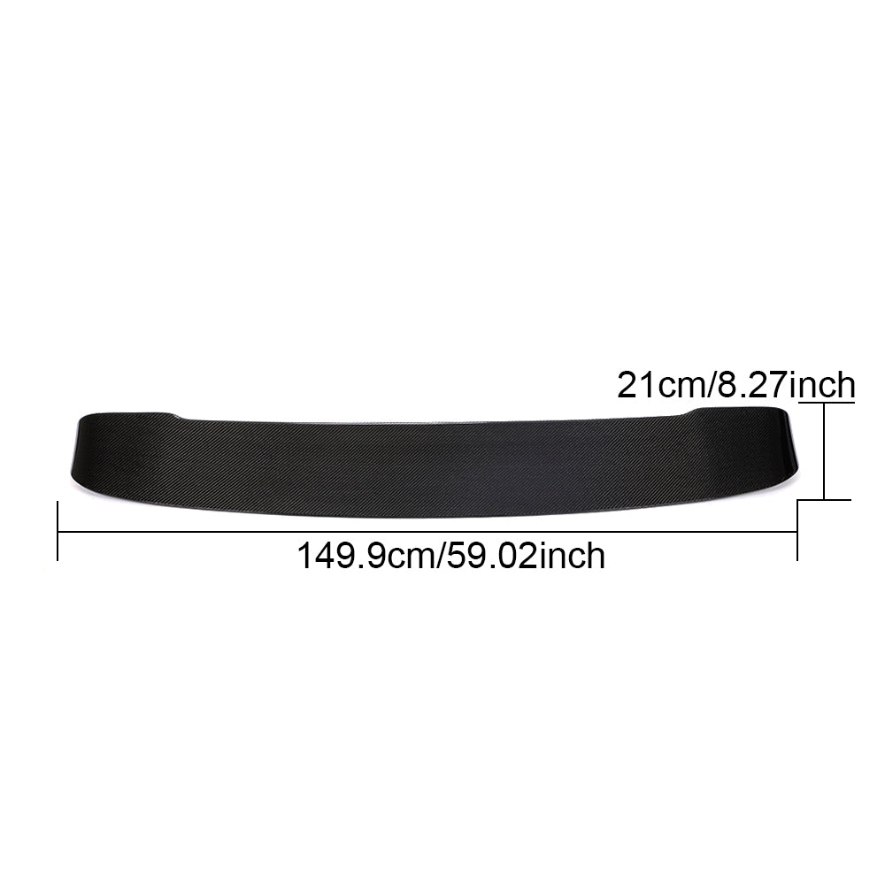 V Style Carbon Fibre Roof Spoiler for VW T6 Multivan 15-20