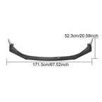 ST Style Carbon Fibre Front Splitter for Toyota GR86 22-Present