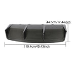 V Style Pre-Preg Carbon Fibre Rear Diffuser for Porsche Taycan Turbo 19-21