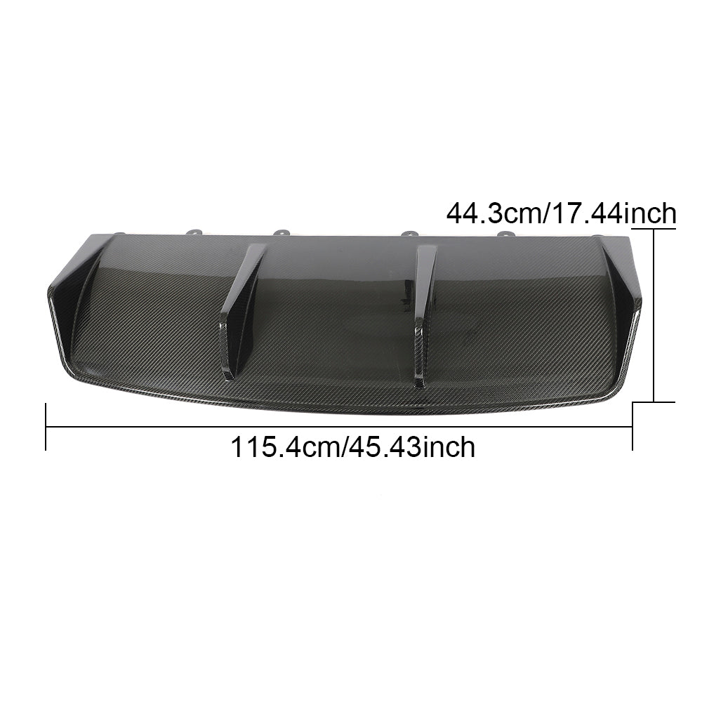 V Style Pre-Preg Carbon Fibre Rear Diffuser for Porsche Taycan Turbo 19-21