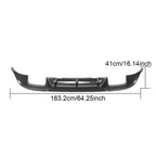 P Style Carbon Fibre Rear Diffuser for VW Golf MK7.5 GTI 17-20