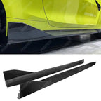 SKIRTS For BMW M3 G80 - PRE PREG CARBON FIBRE PERFORMANCE STYLE SIDE