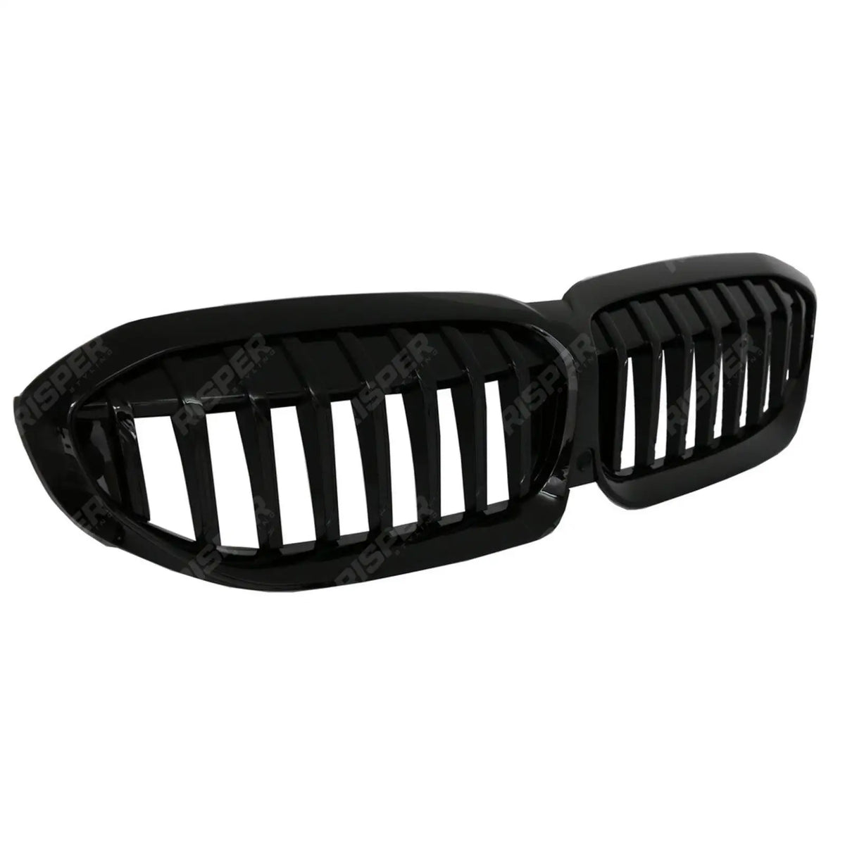 Solid Slat Front Grill In Gloss Black For BMW 3 Series G20/G21 2018-2021 (Pre-LCI)