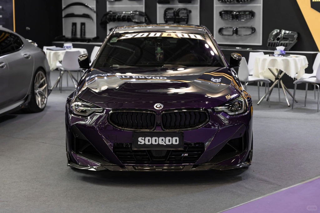 SOOQOO - BMW 2 SERIES G42 / M240I DRY CARBON FIBRE FRONT LIP