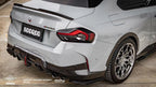 SOOQOO - BMW 2 SERIES G42 / M240I DRY CARBON FIBRE REAR LED DIFFUSER