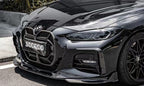 SOOQOO - BMW 4 SERIES G22 DRY CARBON FIBRE FRONT + REAR OVERLAYS CANARDS