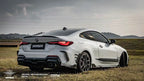 SOOQOO - BMW 4 SERIES G22 DRY CARBON FIBRE FRONT + REAR OVERLAYS CANARDS