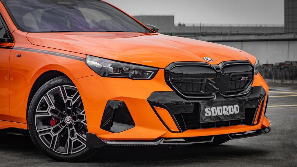 SOOQOO - BMW 5 SERIES G60 2023+ DRY CARBON FIBRE FRONT LIP MP STYLE