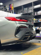 SOOQOO - BMW 8 SERIES GRAN COUPE G16 CARBON FIBER REAR DIFFUSER