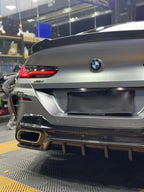 SOOQOO - BMW 8 SERIES GRAN COUPE G16 CARBON FIBER REAR DIFFUSER
