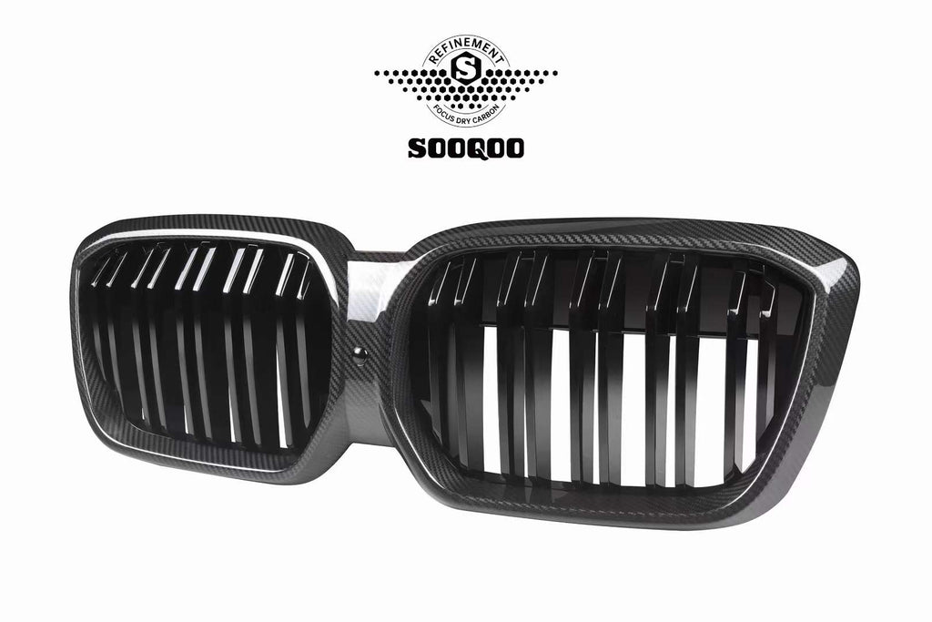 SOOQOO - BMW IX3 G08 DRY CARBON FRONT GRILLE