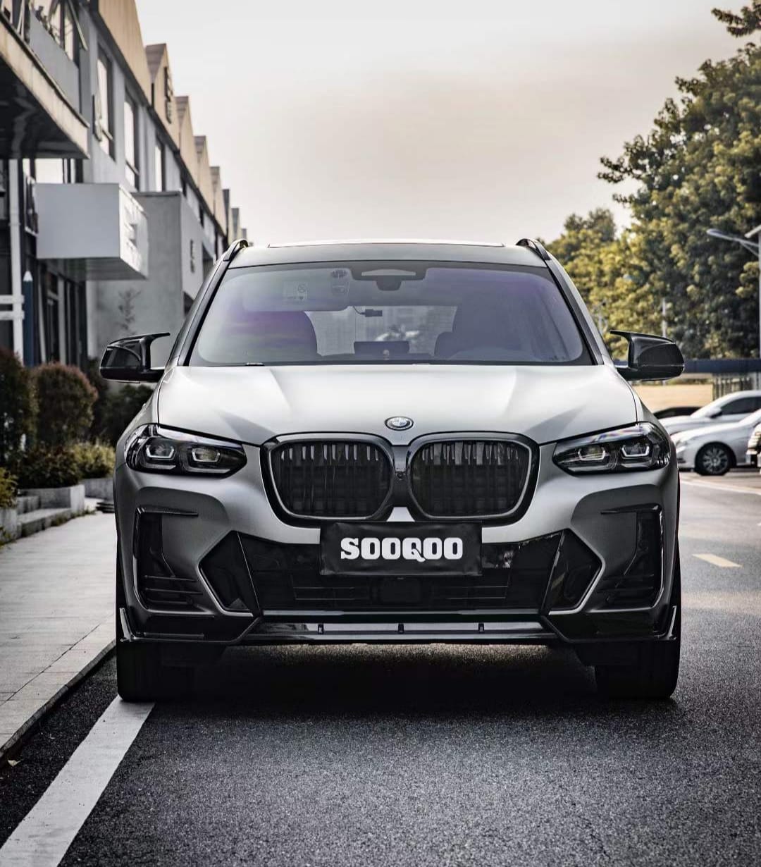 SOOQOO - BMW IX3 G08 DRY CARBON FRONT LIP