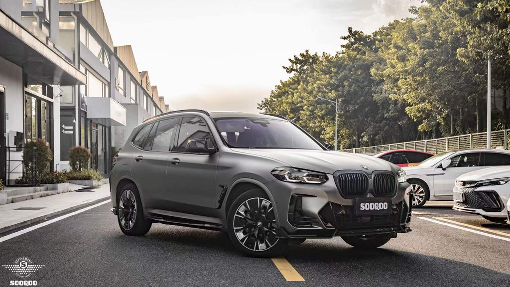 SOOQOO - BMW IX3 G08 DRY CARBON FRONT LIP