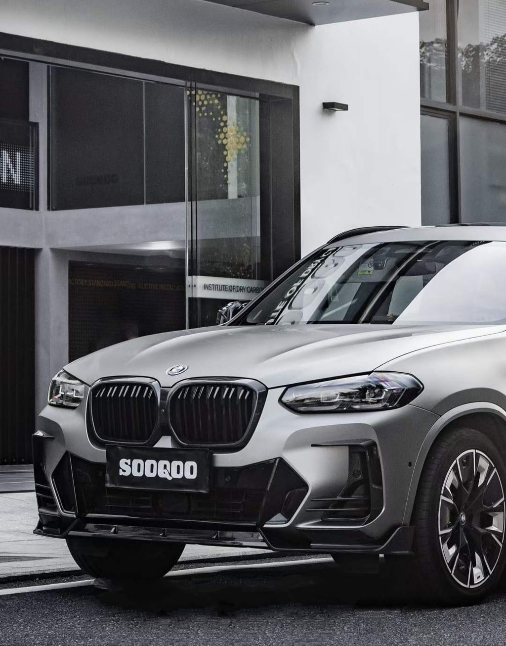 SOOQOO - BMW IX3 G08 DRY CARBON FRONT LIP