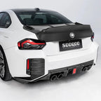 SOOQOO - BMW M2 G87 DRY CARBON FIBER LED REAR DIFFUSER