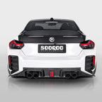 SOOQOO - BMW M2 G87 DRY CARBON FIBER LED REAR DIFFUSER
