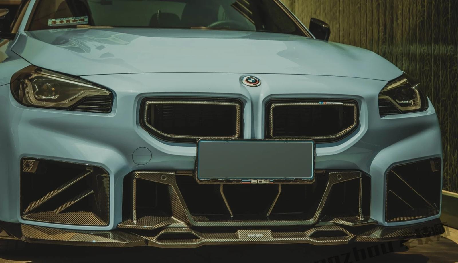 SOOQOO- BMW M2 G87 DRY CARBON FIBRE FRONT LIP