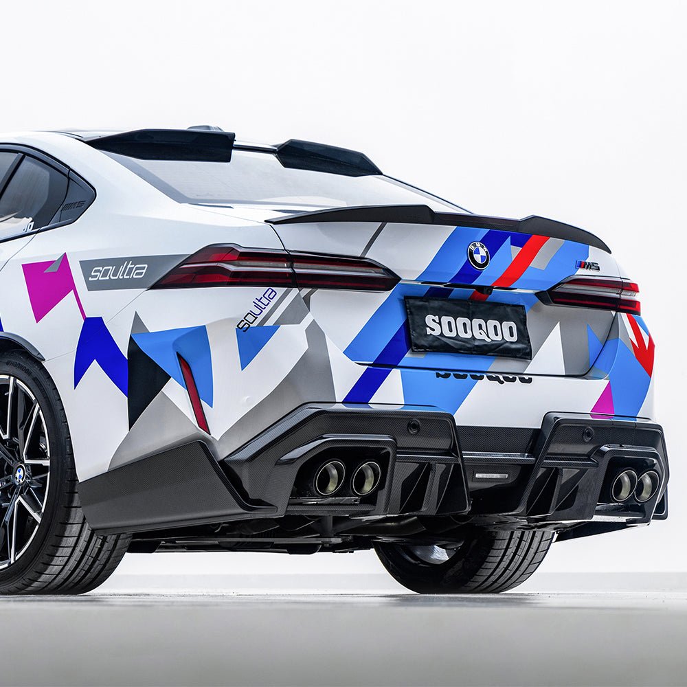 SOOQOO - BMW M5 G90 DRY CARBON FIBER REAR DIFFUSER