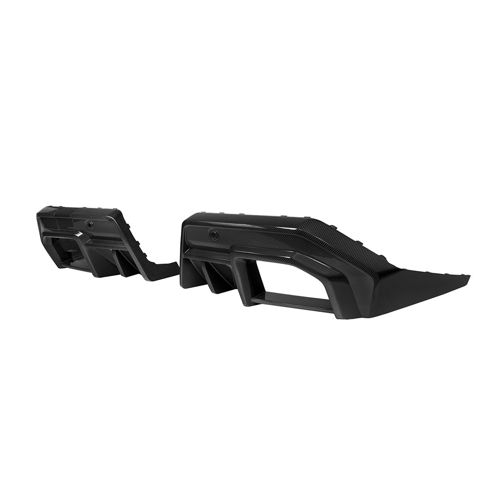 SOOQOO - BMW M5 G90 DRY CARBON FIBER REAR DIFFUSER MP STYLE
