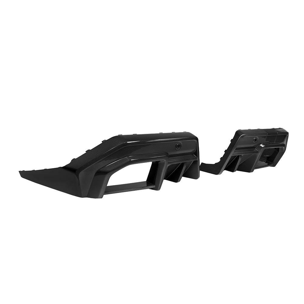 SOOQOO - BMW M5 G90 DRY CARBON FIBER REAR DIFFUSER MP STYLE