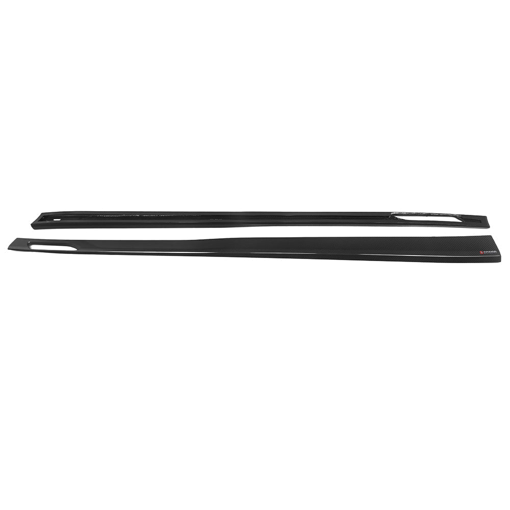 SOOQOO - BMW M5 G90 DRY CARBON FIBER SIDE SKIRTS