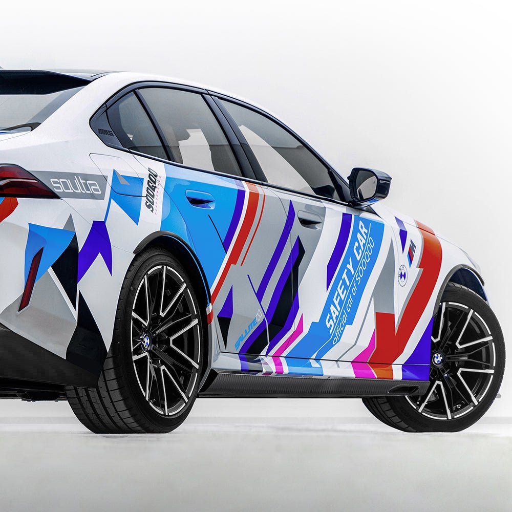 SOOQOO - BMW M5 G90 DRY CARBON FIBER SIDE SKIRTS