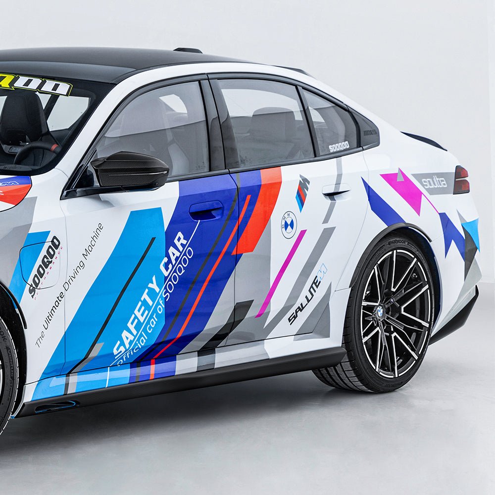 SOOQOO - BMW M5 G90 DRY CARBON FIBER SIDE SKIRTS