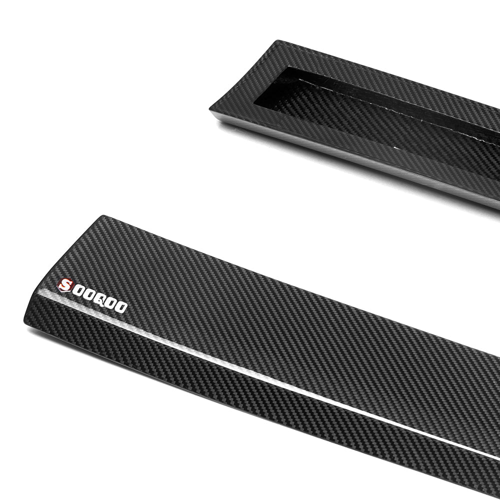 SOOQOO - BMW M5 G90 DRY CARBON FIBER SIDE SKIRTS