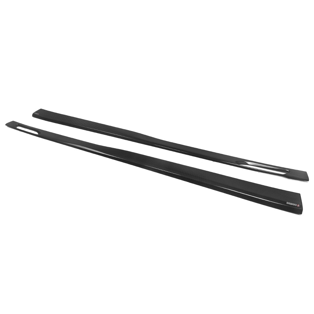 SOOQOO - BMW M5 G90 DRY CARBON FIBER SIDE SKIRTS