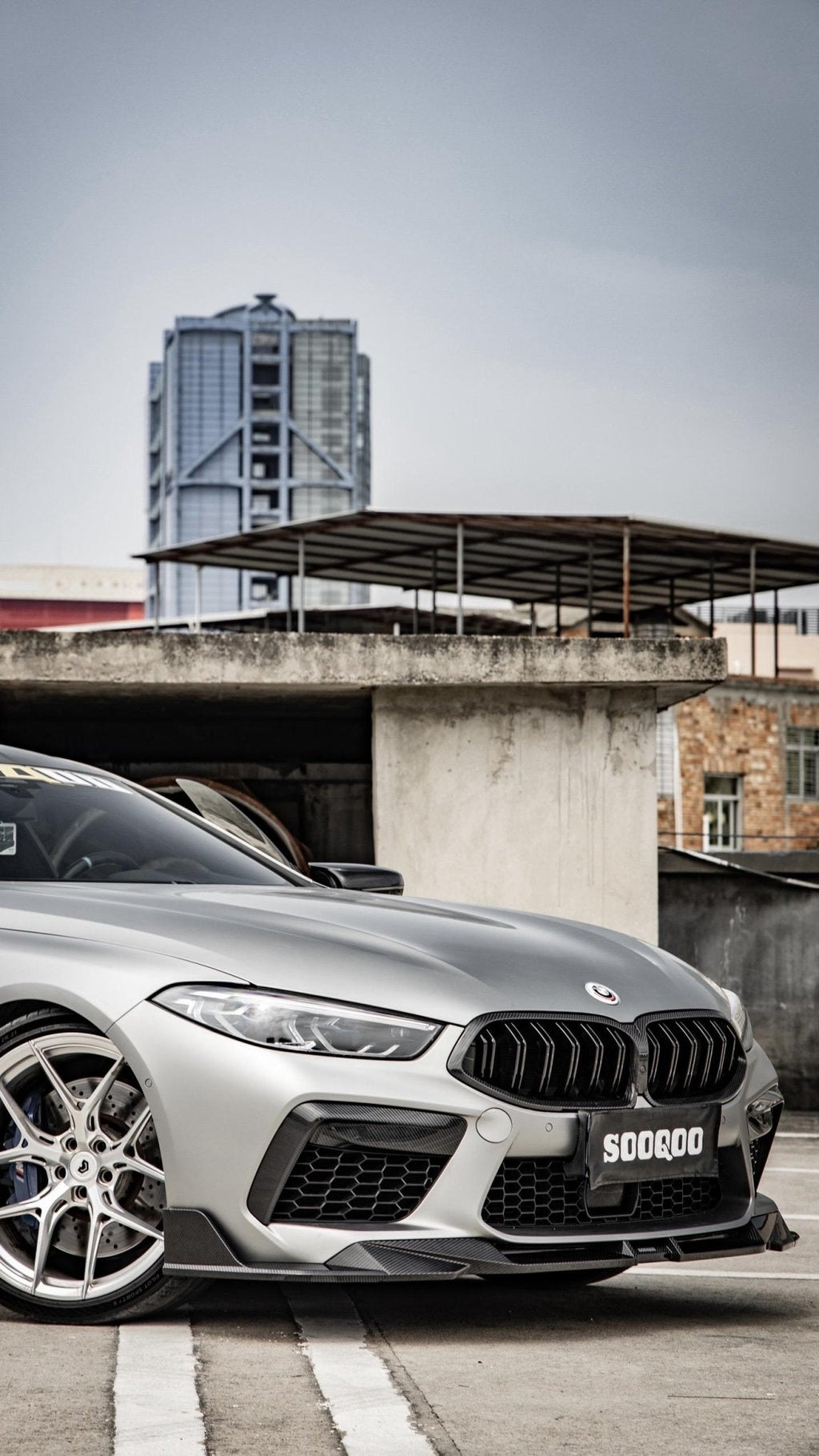 SOOQOO - BMW M8 F91 COMPETITION DRY CARBON FIBRE FRONT LIP