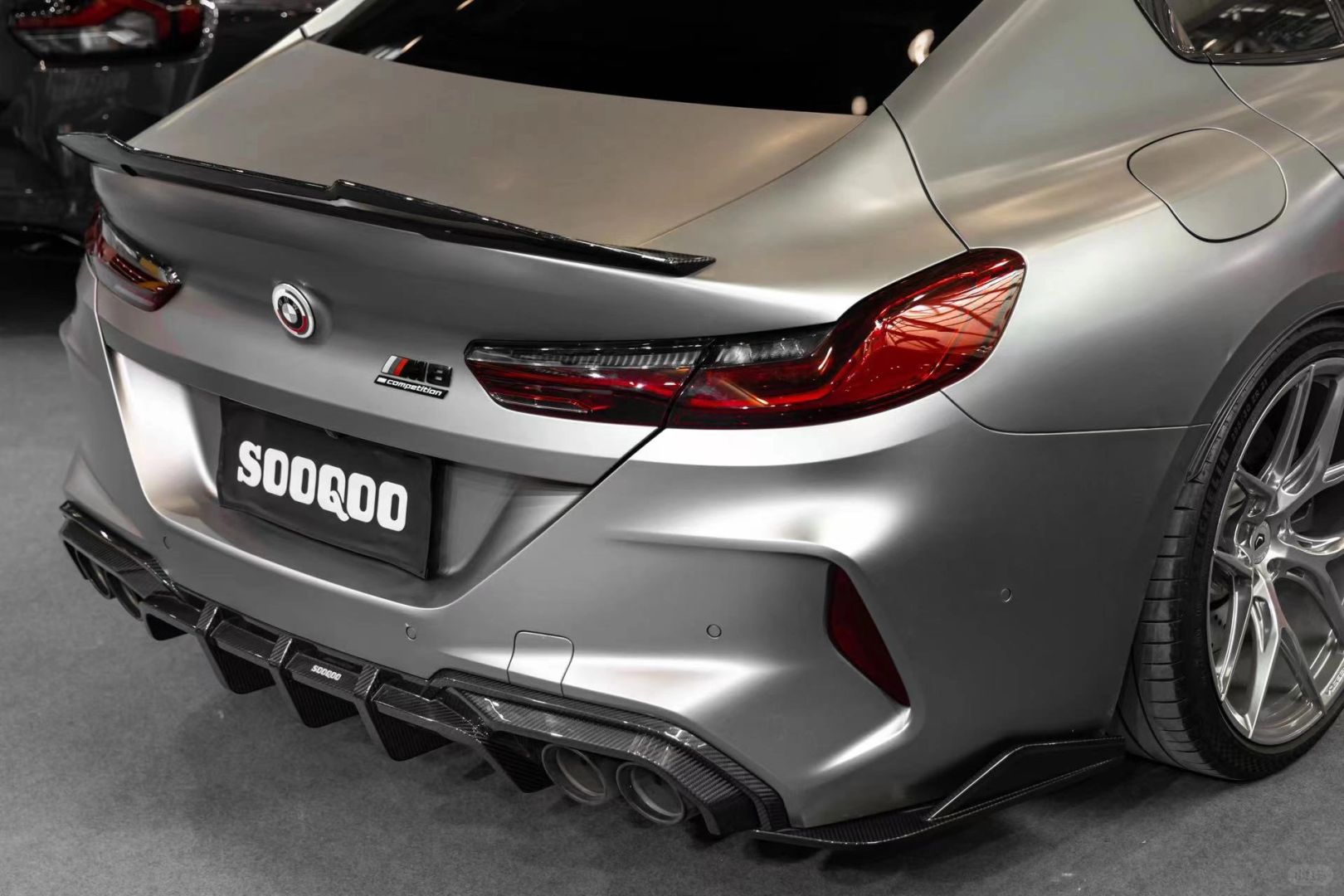 SOOQOO - BMW M8 F91 COMPETITION DRY CARBON FIBRE REAR DIFFUSER